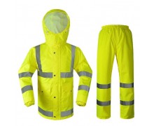 Quần áo mưa CSGT màu phản quang
